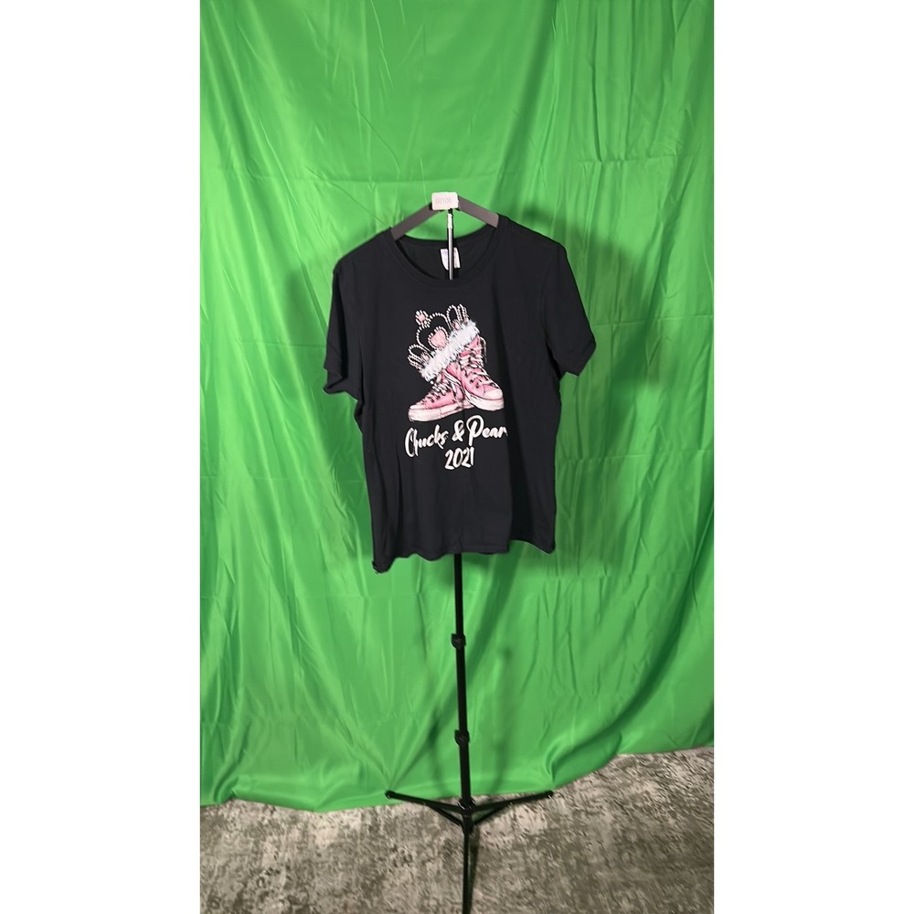 Port & Company Chucks & Pearls 2021 Graphic T-Shirt Black XXL
